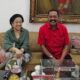 Ketua DPC PDIP Kota Solo FX Hadi Rudyatmo (FX Rudy) dan Ketum PDIP Megawati Soekarnoputri