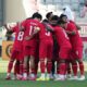 Timnas Indonesia U-23 berdoa sebelum melawan Australia di matchday 2 Grup A Piala Asia U-23 2024 di Abdullah bin Khalifa Stadium, Kamis (18/4/2024).