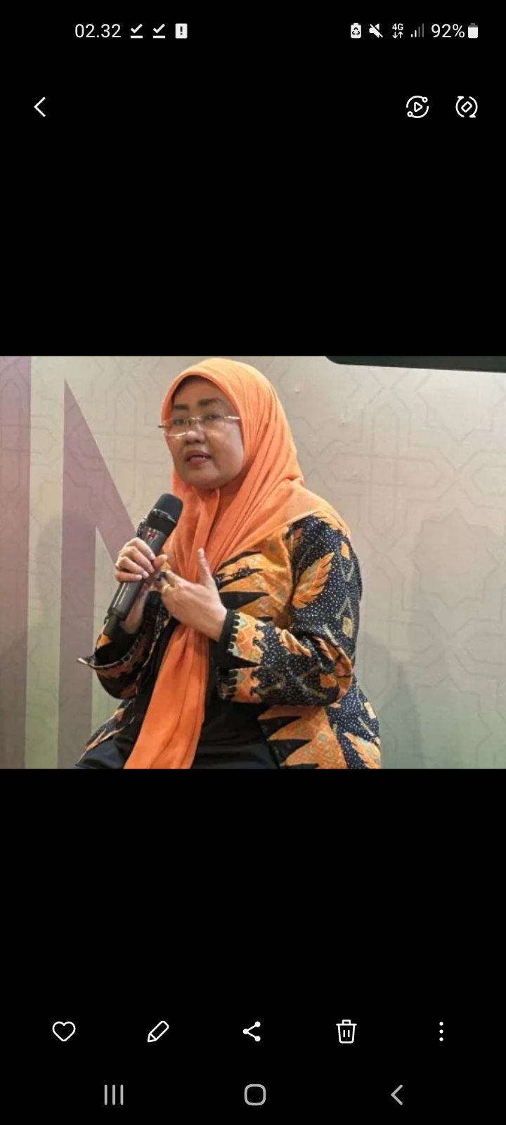 Kepala Pusat Registrasi dan sertifikasi halal BPJPH Siti Aminah [antaranews]