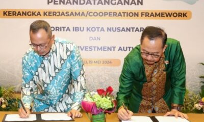 Otorita Ibu Kota Nusantara (OIKN) dan Indonesia Investment Authority (INA) telah resmi menjalin kerjasama [voi]