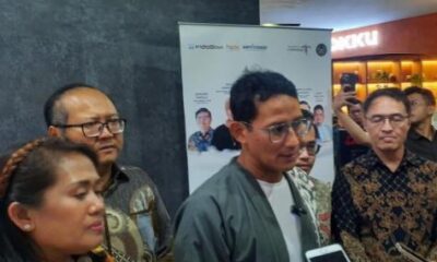 Menparekraf Sandiaga Uno memiliki target 100 startup bisa memperoleh pendampingan di 2024 dengan hadirnya IndoBisa [inews]