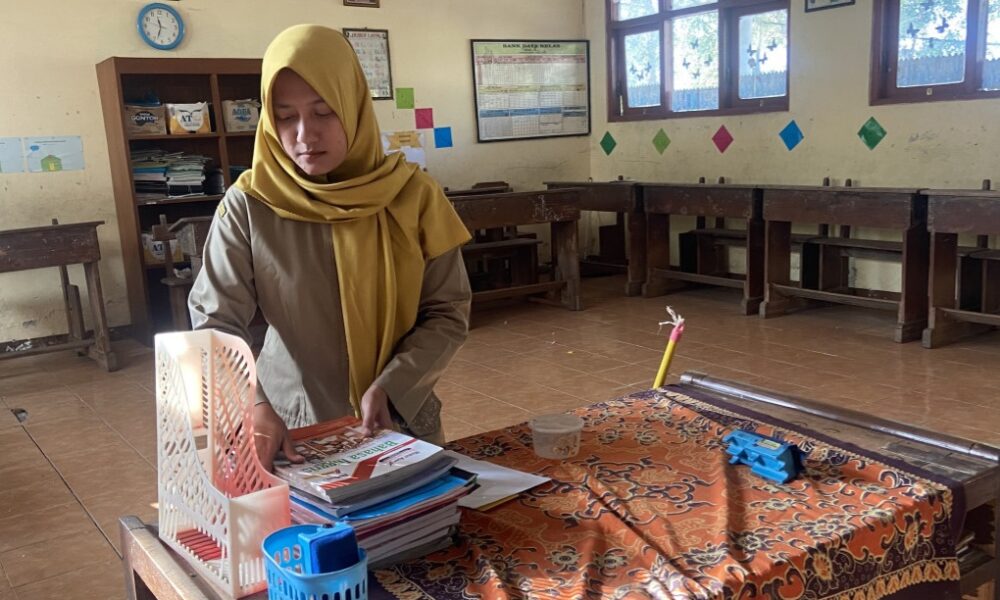 SDN Setono yang berlokasi di Desa Setono, Kecamatan Jenangan, Kabupaten Ponorogo, Jawa Timur tak memperoleh siswa baru sebab kalah bersaing dengan sekolah swasta [jatimnow]