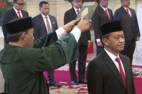 Bahlil Lahadalia dilantik menjadi menteri ESDM [hetanews]