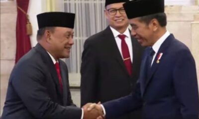 Presiden Joko Widodo telah melantik Dadan Hindayana menjadi Kepala Badan Gizi Nasional di Istana Negara, Jakarta, Senin (19/8/2024) [viva]
