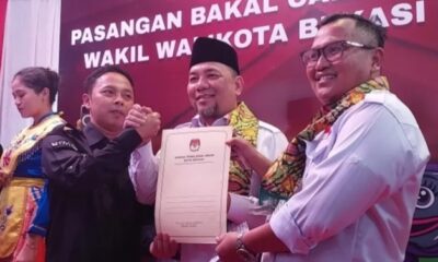 Pasangan calon wali kota dan wakil wali kota Bekasi, Heri Koswara-Sholihin [pojoksatu]
