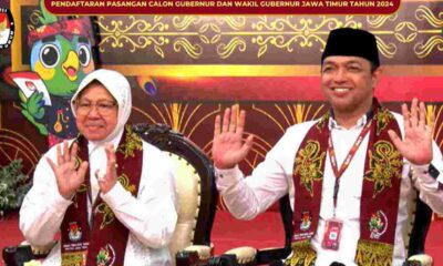 Tri Rismaharini (Risma) dan Zahrul Azhar Asumta (Gus Hans) maju di pilkada jatim 2024 [murianews]