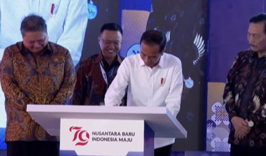 Hari ini Presiden Joko Widodo telah resmikan pabrik bahan baterai lithium di Kendal, Jawa Tengah, Rabu (7/8/2024) [cnbcindonesia]
