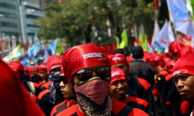 Ada Demo Buruh Dan Petani, Jalan Medan Merdeka Barat Ditutup [okezone]