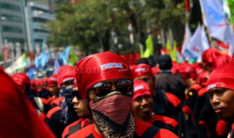 Ada Demo Buruh Dan Petani, Jalan Medan Merdeka Barat Ditutup [okezone]