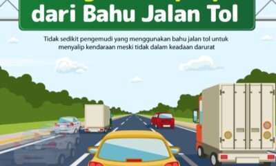 Ilustrasi bahu jalan tol [indonesiabaik]