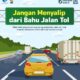 Ilustrasi bahu jalan tol [indonesiabaik]