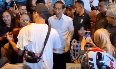 Jokowi di Koridor Gatsu Solo saat malam minggu [joglosemarnews]