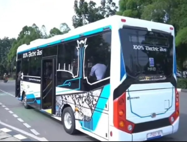 Bus listrik Kabupaten Bogor rute Sentul-Bojonggede [visi]