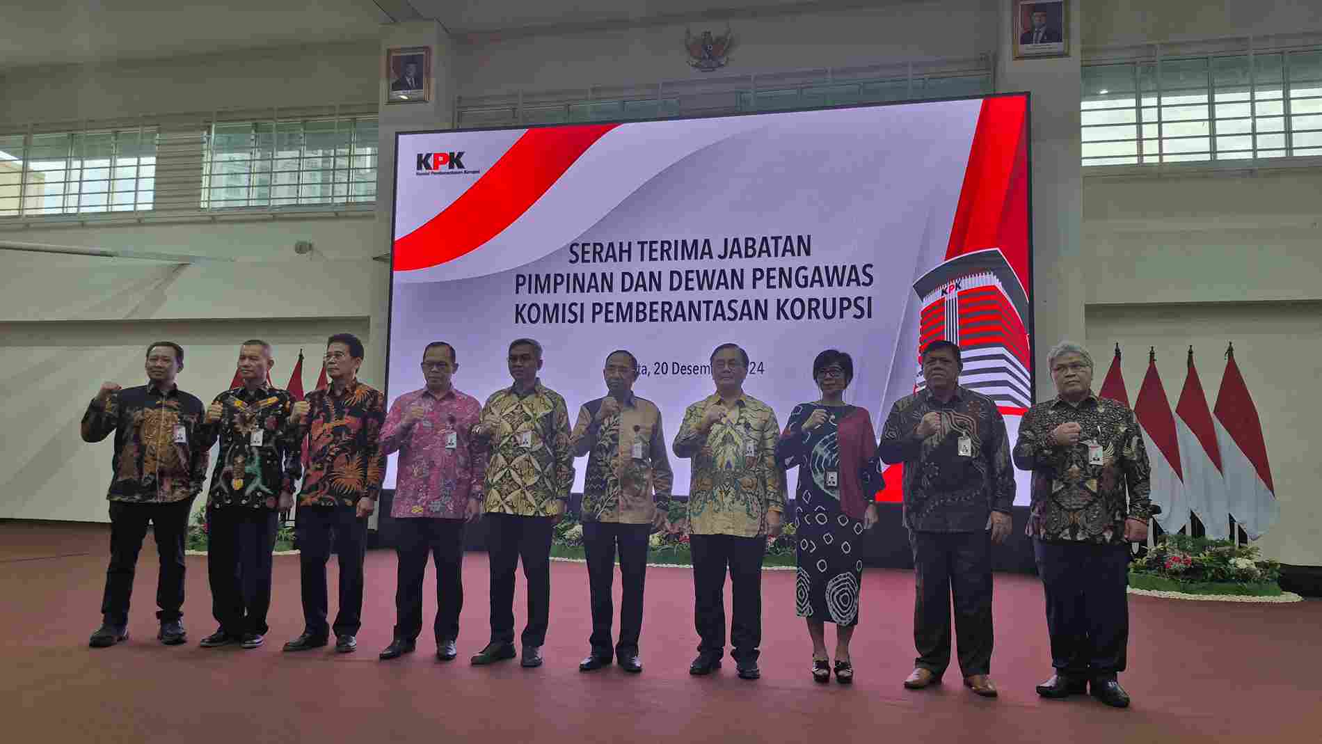 Sertijab pimpinan dan dewan pengawas KPK [disway]