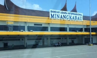Bandara Minangkabau membuka rute penerbangan internasional Padang-Singapura Padang Pariaman, Sumatera Barat mulai Senin (6/1/2025) [pontas]
