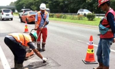 Ilustrasi perbaikan jalan di Tol Cipali [katadata]