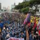 Aksi demo indonesia gelap [sakawarta]