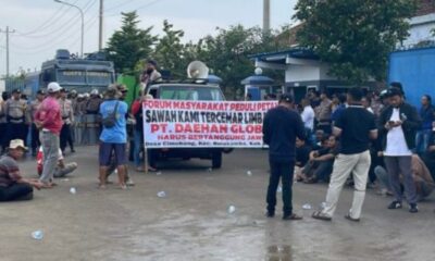 Demo petani di Brebes tuntut ganti rugi Pabrik Garmen [mantiqmedia]