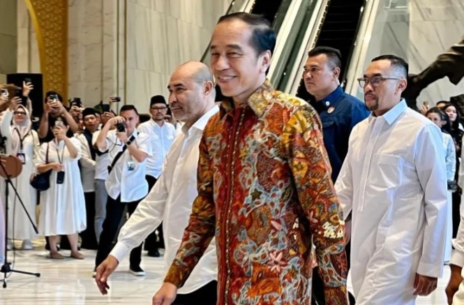 Jokowi hadir di acara bukber Partai Nasdem [antaranews]