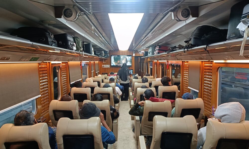 Kabin Kereta Priority. Foto istimewa/KAI Wisata