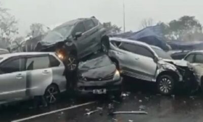 Ilustrasi kecelakaan beruntun di Tol Cipularang [rasikafm]