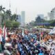 Ilustrasi massa buruh [cnnindonesia]