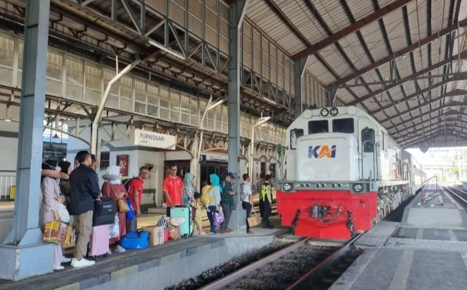 Ilustrasi Penumpang Kereta Api [espos]