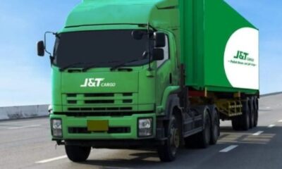 Truk kontainer J&T Cargo [antaranews]