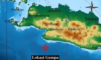 Gempa di Sukabumi, Jawa Barat dengan Magnitudo 4,2 [sukabumiupdate]