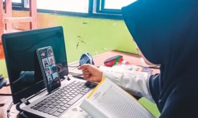 Ilustrasi belajar secara daring sebab bbm langka di jember [jawapos]