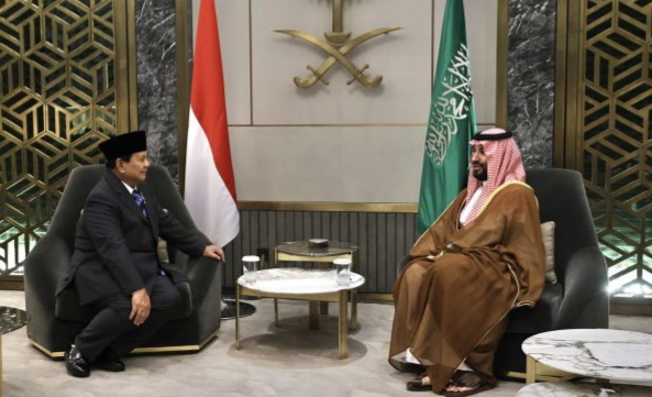 Presiden Prabowo dan Pangeran MBS kecam aksi Israel ke gaza [kemhan]