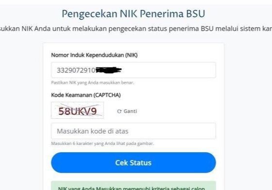 Waspada link palsu BSU beredar [tribunnews]