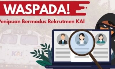 Waspada modus penipuan Lowongan Kerja KAI [bumntrack]