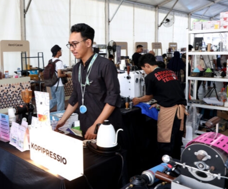 Resmi dibuka di Kota Surabaya festival Java Coffee and Flavors Fest (JCFF) 2025, Sabtu (23/8/2025) [beritalima]