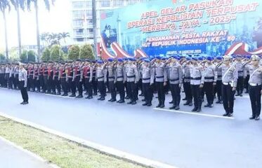 Apel Operasi Merdeka Jaya HUT Ke-80 RI [merdeka]