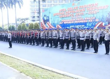 Apel Operasi Merdeka Jaya HUT Ke-80 RI [merdeka]