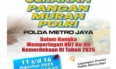 Gerakan pangan murah polri dari Polda Metro Jaya [instagram]