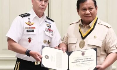 Komando Operasi Khusus AS berikan Medali Kehormatan kepada Presiden Prabowo Subianto [delik]