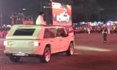 Prabowo lepas Karnaval HUT RI Ke 80 di Monas [sindonews]