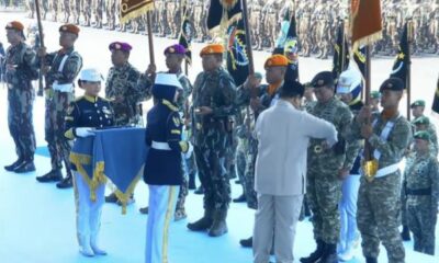 Prabowo lantik 3 Komando Daerah TNI AU & Panglima [tribunnews]