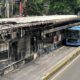 Halte Transjakarta rusak dampak demo ricuh [tempo]
