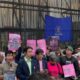 Mahasiswa UNPAD unjuk rasa di depan Gedung DPR RI [tribunnews]