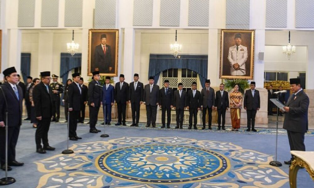 Presiden Prabowo Subianto adakan reshuffle lagi. Momen pelantikan menteri dan wakil menteri baru [harianjogja]