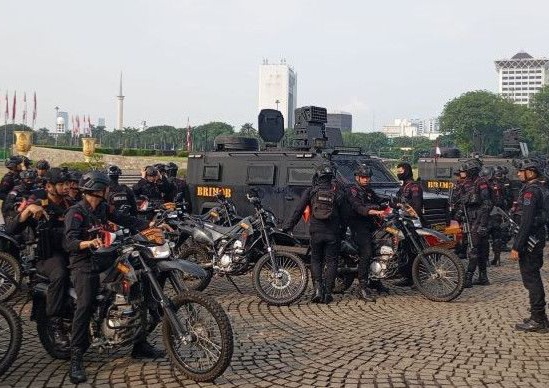 Polda Metro Jaya lakukan patroli di Jakarta [era]