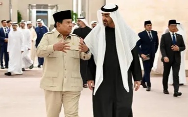 Prabowo Subianto bertemu MBZ bahas kondisi Timur Tengah [merdeka]