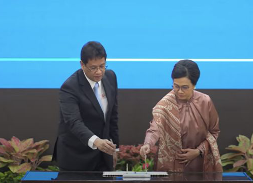 Sertijab Menteri keuangan Sri Mulyani ke Purbaya Yudhi Sadewa [cnbcindonesia]