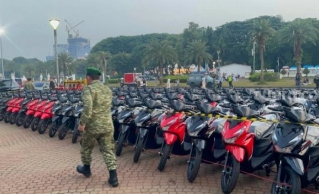 200 motor untuk doorprize di HUT TNI Ke-80 [suara]