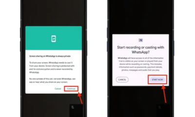 Ilustrasi fitur share screen di whatsapp [dbklik]