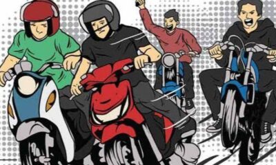 Ilustrasi geng motor [rubrik]