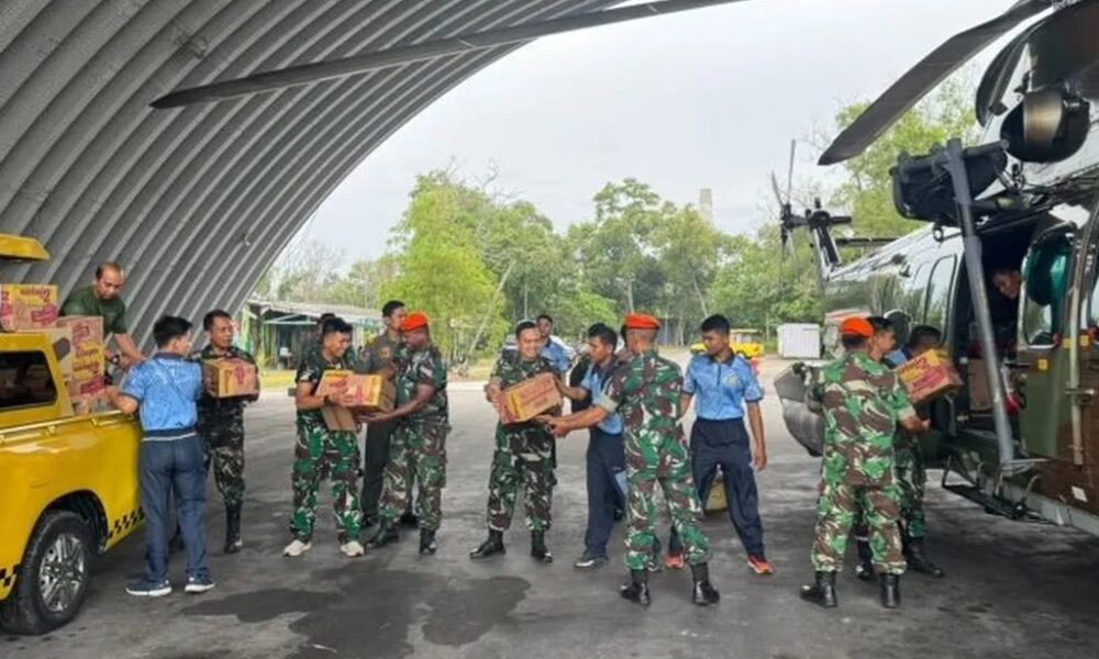 Ilustrasi helikopter kirimkan bantuan [merdeka]